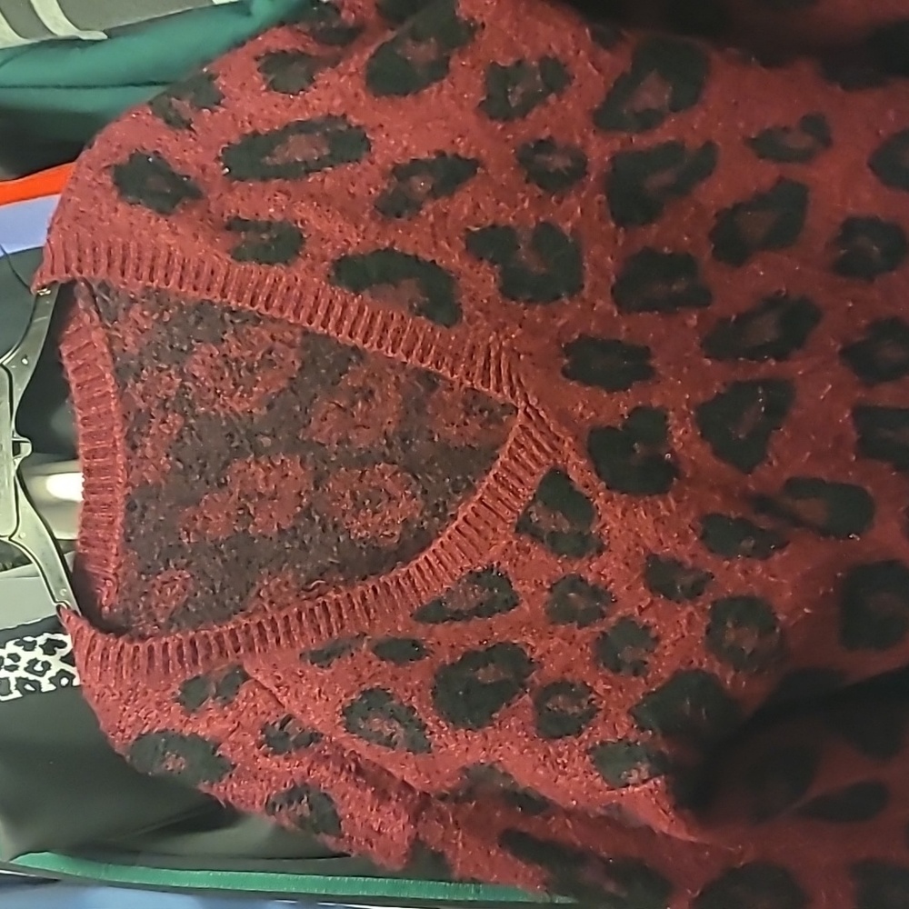 VS Pink animal print Sweater